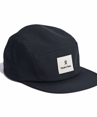 Classic 5 Panel Hat - Black