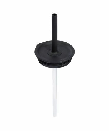 Small Press-In Straw Lid - Black