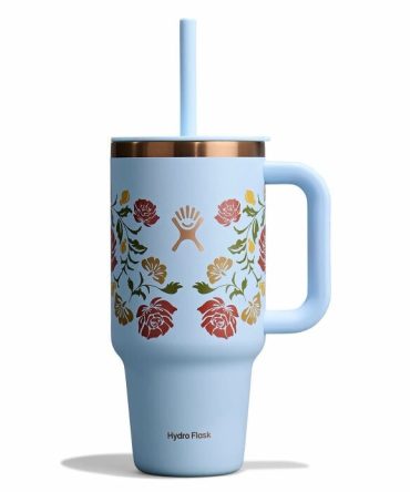 32 oz Travel Tumbler - Western Light Blue