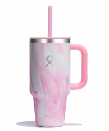 32 oz Travel Tumbler - Jelly Pink
