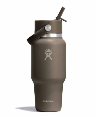 24 oz Wide Mouth Travel Bottle with Flex Straw Cap - Sandpiper